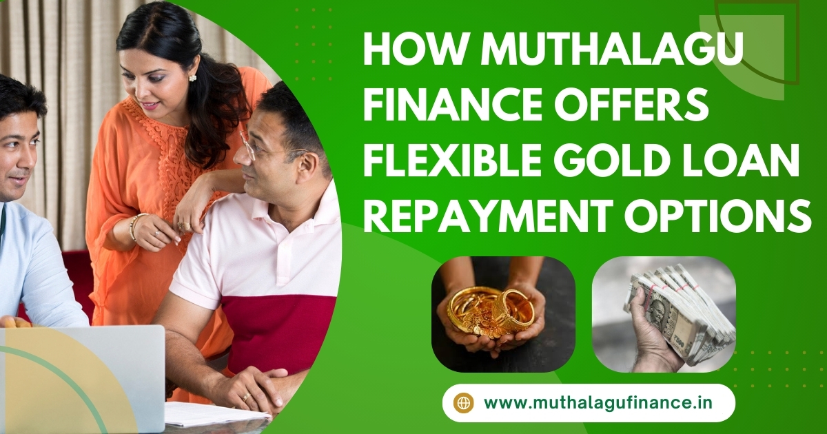 Muthalagu Finance customer discussing flexible gold loan options with a representative