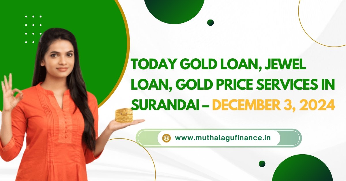 Live gold and silver rates in Surandai as of December 3, 2024, with a 10-day price history.